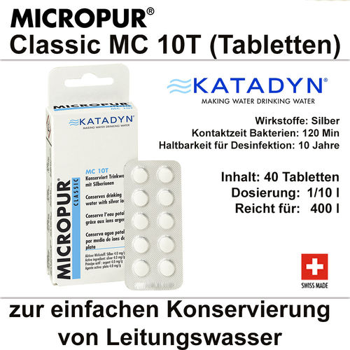 KATADYN Micropur Classic MC10T Tabletten