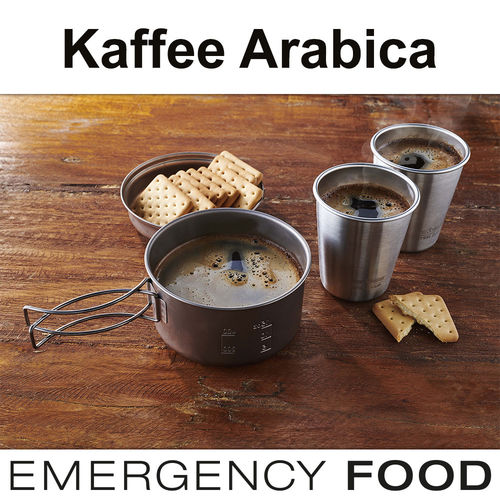 EMERGENCY FOOD Kaffee Arabica - MHD 15 Jahre