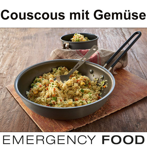 EMERGENCY FOOD Couscous mit Gemüse - MHD 15 Jahre