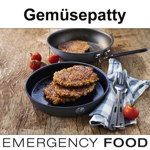 EMERGENCY FOOD Gemüse Burger Patty - MHD 15 Jahre