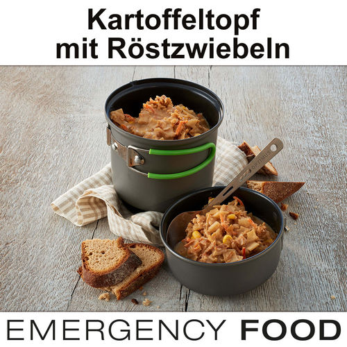 EMERGENCY FOOD Kartoffeleintopf mit Röstzwiebeln - MHD 15 Jahre