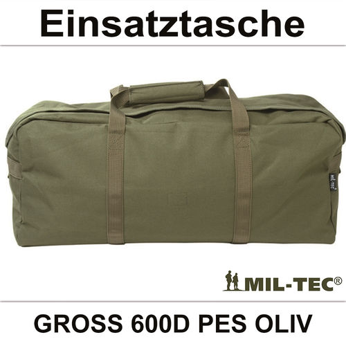 Einsatztasche GROSS 600D PES Oliv